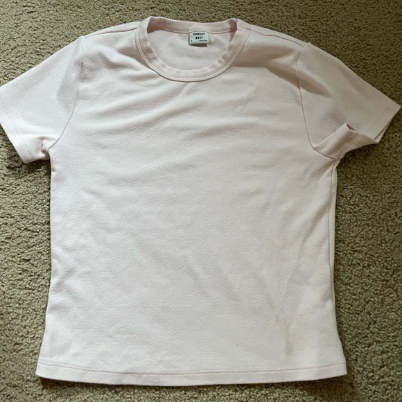 sunday best T-shirt, pink size medium - Picture 1 of 2